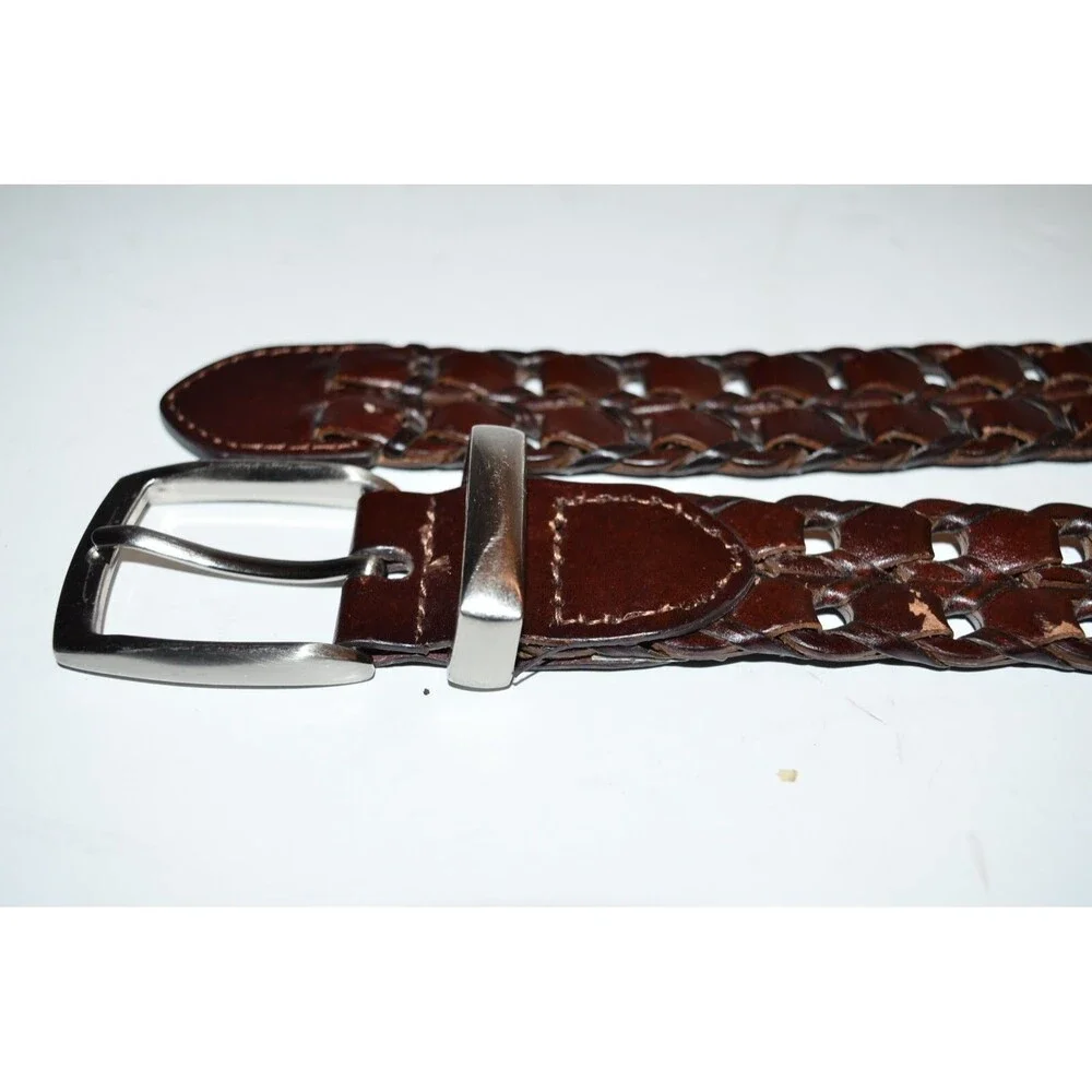 Mens Leather Belt‎  Hagger Brown 36 Boho style